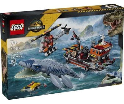 Конструктор LEGO Jurassic World Напад мозазавру на корабель (77983)