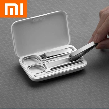 Маникюрный набор 5в1 Xiaomi Mijia Nail Clipper Five Piece Set с ударопрочным ABS кейсом