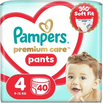 Подгузники Pampers Premium Care Pants Розмір 4 (9-14 кг) 40 шт (8006530320009) Pampers 8006530320009 1059718