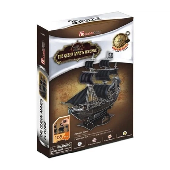Пазл Cubic Fun 3D Корабль Черной Бороды Месть Королевы Анны (T4005h) Cubic Fun T4005h 1049100