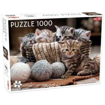 Пазл Tactic на 1000 элементов Милые котята (56803) Tactic 56803 1057754