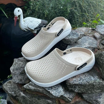 Крокси Kroks гумові бежеві 39