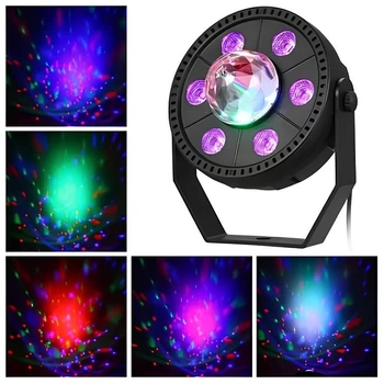 Новорічний лазерний проектор 9LED RGB, від мережі, PLA-6Y