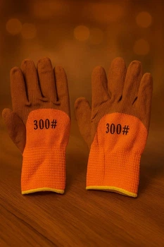 Рукавиця Робоча Байка Оранжева №300 24 шт