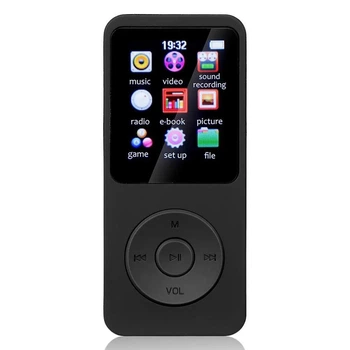 MP3-MP4 плеер с Bluetooth 5.0 и FM-радио, 1.8", +32gb Черный
