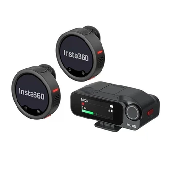 Беспроводная микрофонная система Insta360 Mic Pro (2TX+1RX) Black