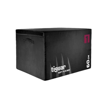 М'який пліометричний бокс Tiguar Plyo Soft Box для кросфіту, стрибків та функціональних тренувань, 60 см ( TI-PSB060V2 )