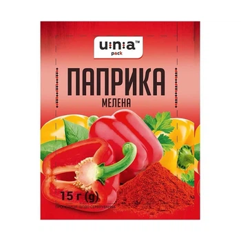 Приправа ЮНА Паприка мелена 15г