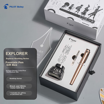 Ручка перьевая PILOT Explorer FPEX2MCO с чернилами, перо M, античная бронза