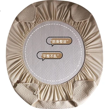 Простыня на резинке MUJI из хлопка и льна утолщенная, нескользящая, 150х200 см