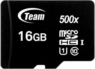 Карта пам'яті Team Group Classic microSDHC 16GB UHS-I U1 (TUSDH16GCL10U02)