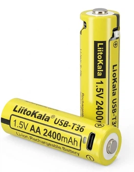 Акумулятор LiitoKala USB-T36 1.5V 2400mAh