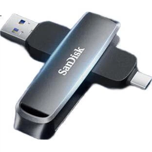 Флешка твердотільна SanDisk DDE1 SDDDE1-512G 512 ГБ, USB 3.2 і Type-C, до 1000 МБ/с, металева