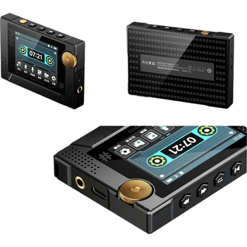 Плеєр Treasure Box F160 на 64 ГБ з Bluetooth 5.3, сенсорним екраном, FM-радіо та металевим корпусом, для музики та електронних книг