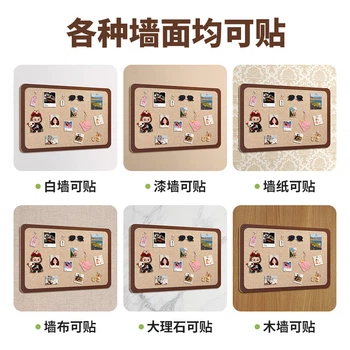 Наклейка на стену Flybook 80x140 см из фетра, съемная, не повреждающая стену, для размещения фотографий Polaroid, декоративная пробковая доска, доска для сообщений, культурная доска, фетровая доска со скругленными углами.