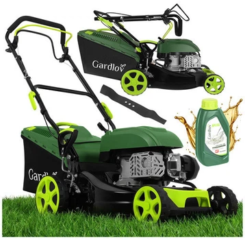 Бензинова газонокосарка самохідна Gardlov DriveX (2.3 кВт) — 149 см³, ширина 40.6 см, кошик 50 л, функція миття деки