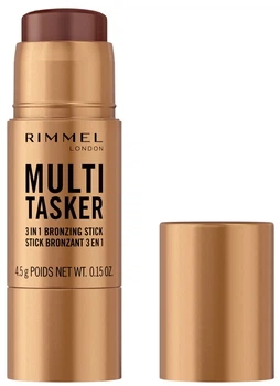 Бронзатор для обличчя Rimmel Multi Tasker 3 в 1 у стіку 004 Deep 4.5 г (3616306161726)
