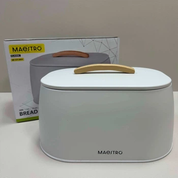 Хлебница 33,5х23,7х18 см Maestro MR-1675-3 белая