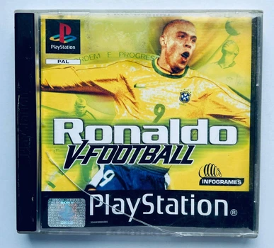 Диск для PlayStation 1 - Ronaldo V-Football, англійська версія, Б/В