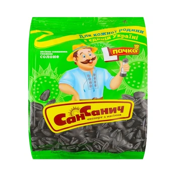 Насіння соняшника Сан Санич 100г смажене солоне
