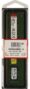 Оперативна пам'ять Kingston DDR5-4800 8192MB PC5-38400 ValueRAM (KVR48U40BS6-8) BOX
