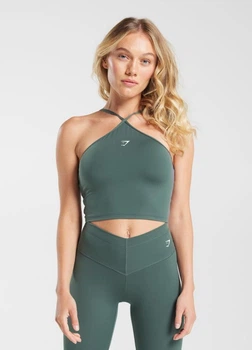 Спортивний топ Gymshark b8a2ic68 XS зелений (100014250)