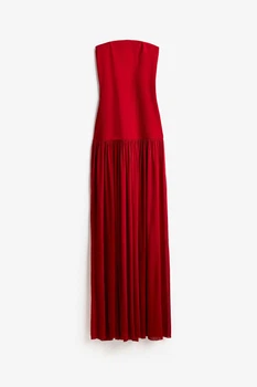 Платье-бандо H&M 1239043002c68 L красное (100014383)