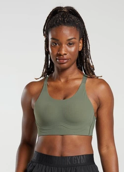 Спортивний топ Gymshark b5a5jc68 M хакі (100014275)