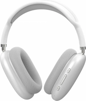 Навушники Platinet Wireless Headphones with Mic Bluetooth Slim Style Silver-White (PHB912W)