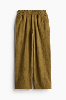 Муслінові штани H&M 1157064007c68 M оливкові (100014086)