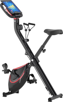 Rower treningowy Gymtek FX600 magnetyczny składany Czerwony (5905884426463)