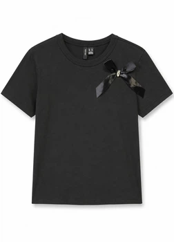 Футболка из хлопка Vero moda 10322551c64 M черная (100013314)