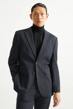 Пиджак regular fit C&A 2193444c67 48 темно-синий (100013509)
