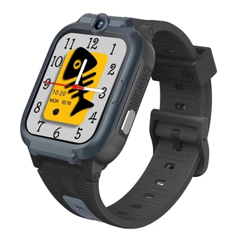 Дитячий смарт годинник Lemfo R88 з 4G, прослушкою, SIM-картою та GPS трекером, наручний годинник-телефон для дитини до школи Чорний