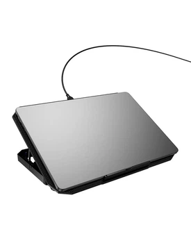 Підставка - вентилятор - кулер для ноутбука HOCO GA4 Jade laptop cooling stand 12-17" RGB