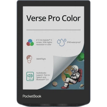 Электронная книга Pocketbook 634K3 Verse Pro Color, StormySea (PB634K3-1-CIS)