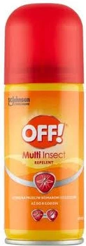 Аэрозоль от комаров и клещей OFF! Multi Insect 100 мл