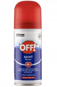 Аэрозоль от комаров и клещей OFF! Sport Сухой (Suchy Aerozol), 100 мл