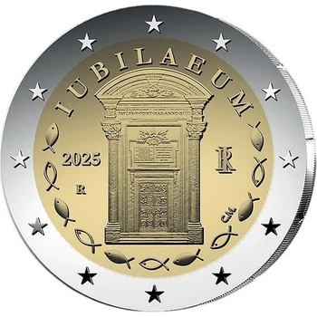 Монета 2 євро Святий рік. Holy Year 2025 UNC