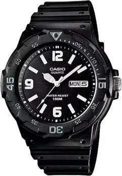 Мужские часы Casio MRW-200H-1B2 черные 100 м