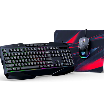 Игровой комплект Onikuma TZ3006 набор клавиатура мышь для геймеров с RGB подсветкой и ковриком