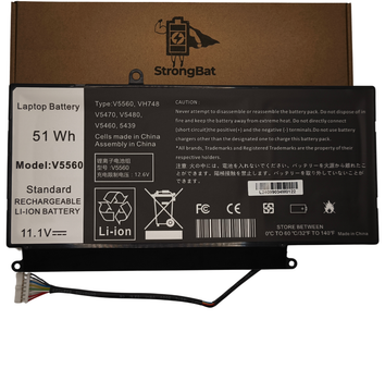 Батарея VH748 для DELL Vostro 5470 11.1V 4600mAh 51Wh