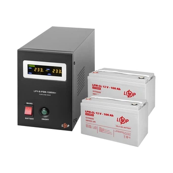 Комплект резервного питания LP (LogicPower) ИБП + гелевая батарея (UPS B1500 + АКБ GL 2800W)
