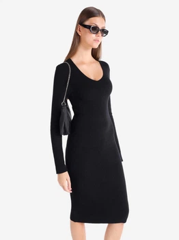 Платье миди женское Colin's CL1065270BLK L Black (8683197802378)
