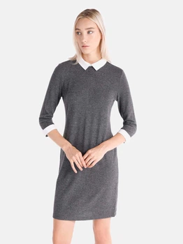 Платье короткое осеннее женское Colin's CL1065289ANM L Anthracite Melange (8683197791597)