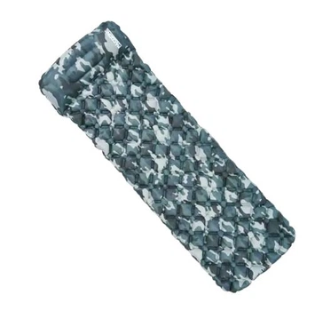 Коврик надувной (матрас) туристический Pacoone с подушкой Camouflage Камуфляжный