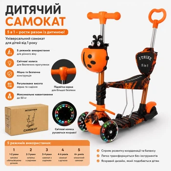 Дитячий самокат JR 3-058-L-WP5