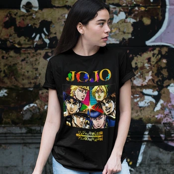 Футболка JoJo Bizarre Adventure (10th Anniversary Poster) XL чорний