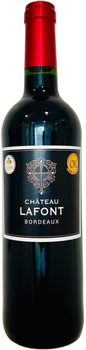 Вино Château Lafont Premium Vins Sourcing Бордо 2024 червоне сухе 0.75 л (3760142979905)