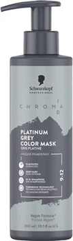 Тонирующая маска для волос Schwarzkopf Professional Chroma ID 9-12 Platinium Grey 300 мл (4045787983616)